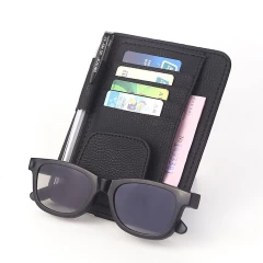 Suport pentru ochelari auto - Techsuit Car Sun Mount Organizer (CO- S1) - Negru Negru