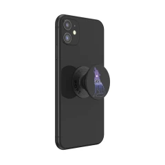 Suport pentru telefon - Popsockets PopGrip - Howl You Doin' - Negru Negru