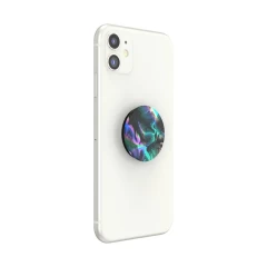 Suport pentru telefon - Popsockets PopGrip - PG Oil Agate - Negru Negru