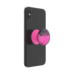 Suport pentru telefon - Popsockets PopGrip - Tidepool Neon Pink - Negru Negru