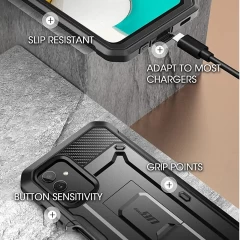 Husa pentru Samsung Galaxy A13 4G / A13 5G / A04s - Supcase Unicorn Beetle Pro - Negru Negru