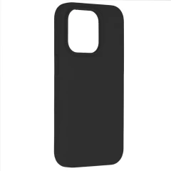 Husa pentru iPhone 14 Pro - Techsuit Soft Edge Silicone - Negru Negru