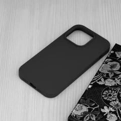 Husa pentru iPhone 14 Pro - Techsuit Soft Edge Silicone - Negru Negru