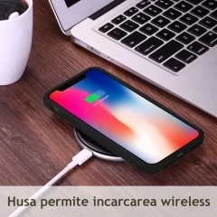 Husa pentru iPhone 14 Pro - Techsuit Soft Edge Silicone - Negru Negru