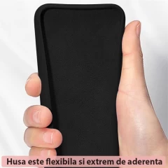 Husa pentru iPhone 14 Pro - Techsuit Soft Edge Silicone - Negru Negru