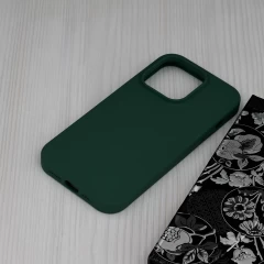 Husa pentru iPhone 14 Pro - Techsuit Soft Edge Silicone - Verde Verde