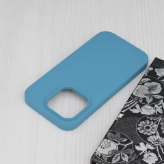 Husa pentru iPhone 14 Pro - Techsuit Soft Edge Silicone - Albastru Albastru