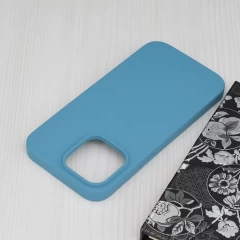Husa pentru iPhone 14 Pro Max - Techsuit Soft Edge Silicone - Albastru Albastru