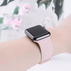 Curea pentru Apple Watch 1/2/3/4/5/6/7/8/SE/SE 2 (38/40/41mm) - Techsuit Watchband (W031) - Mov Mov